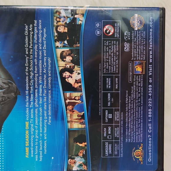 FAME Season 1, 4 DVD, 16 episode set, Mint Condition, 768 minutes of 80s! - Picture 5 of 16